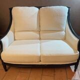 Vintage bergère sofa