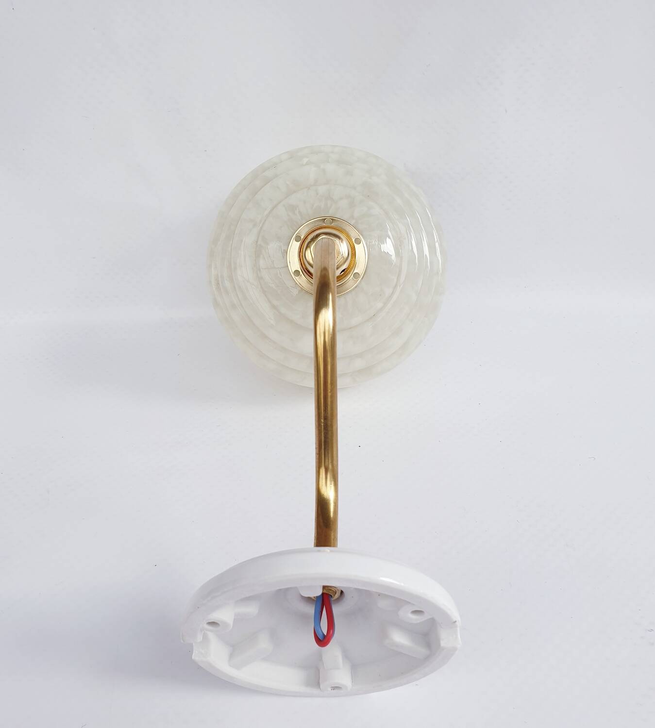 Speckled Clichy glass wall light