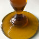 Footed glass bowl