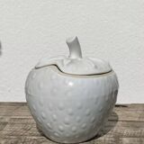 White porcelain candy dish