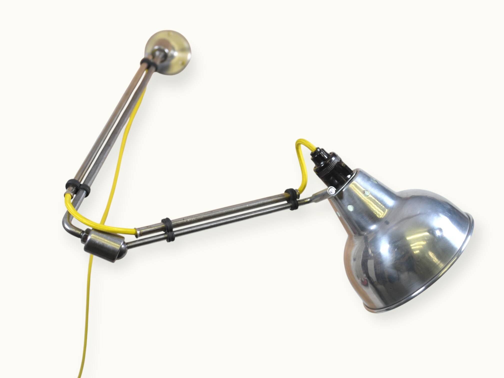Lampe éclair n°5 – eugène émile houillon – métal, rotule acier – c.1930