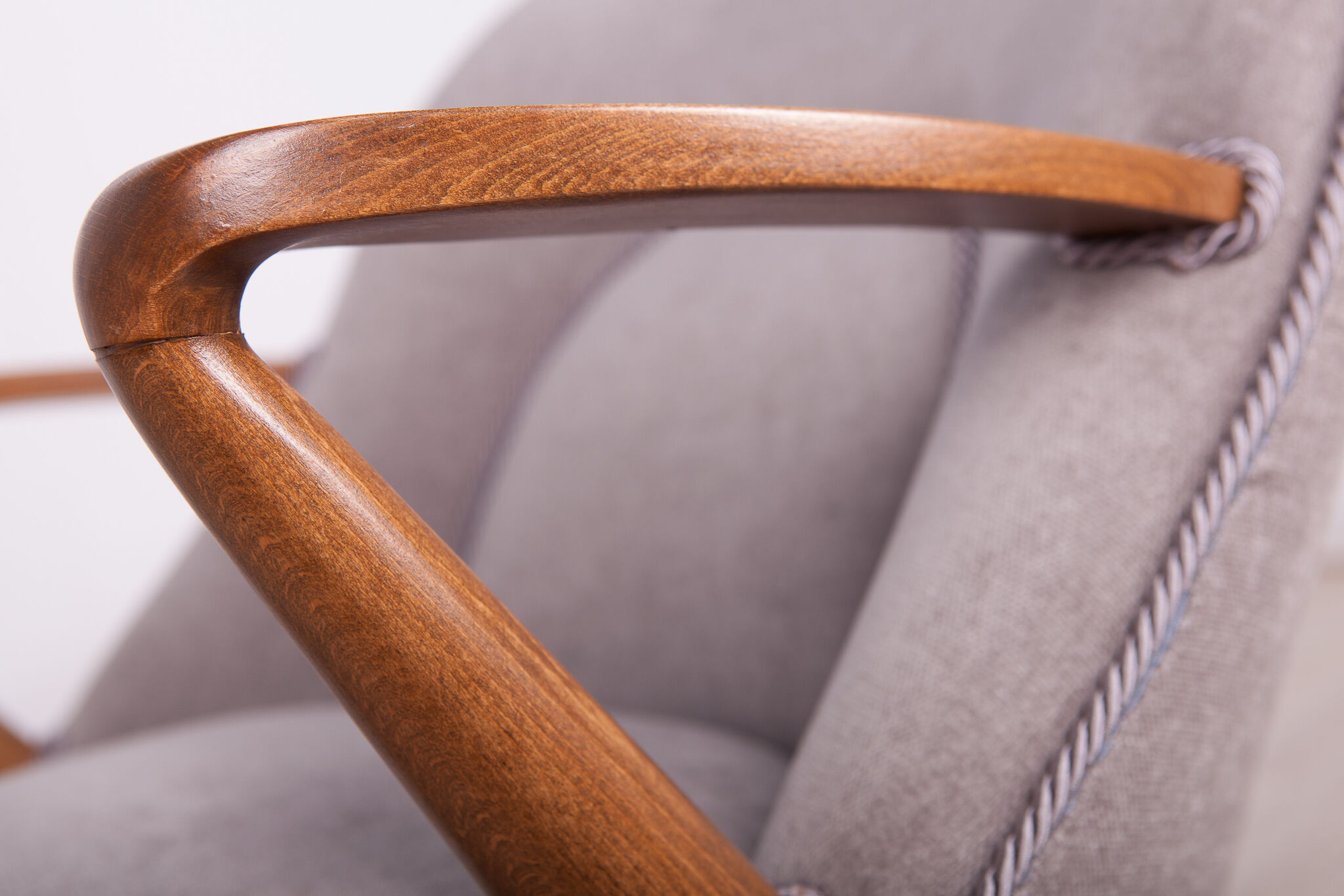 Fauteuil modèle 345 par J. Jędrychowicz & K. Racinowski pour Poznan Furniture Factory, années 1950