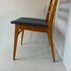 Chaise vintage bois clair Benze Sitzmobel