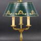 Empire Style Bouillotte Lamp in Gilded Bronze with Three Lights "Lucien Gau"