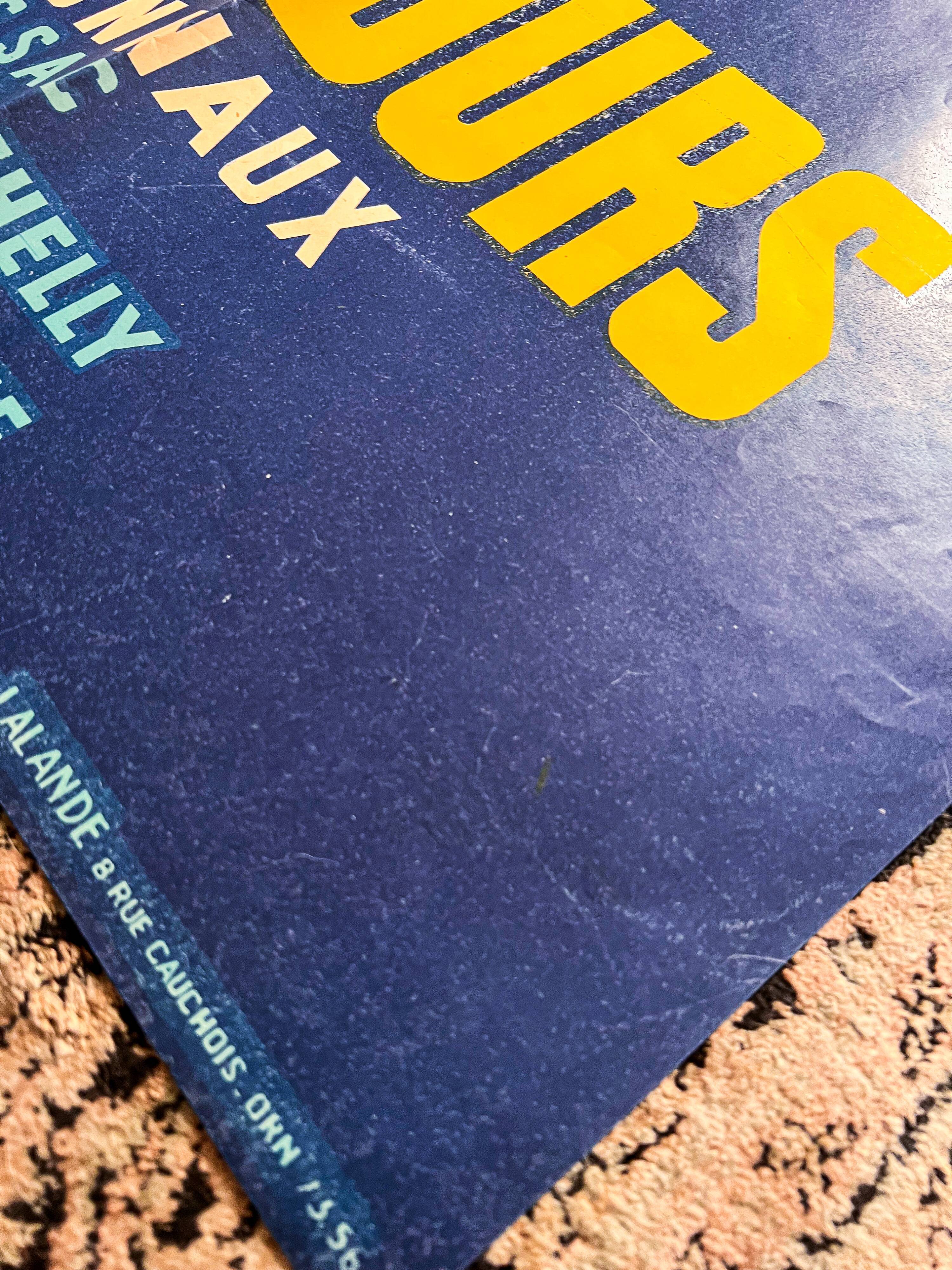 Authentic movie poster from 1958 "The Time of the Hard-boiled Eggs"