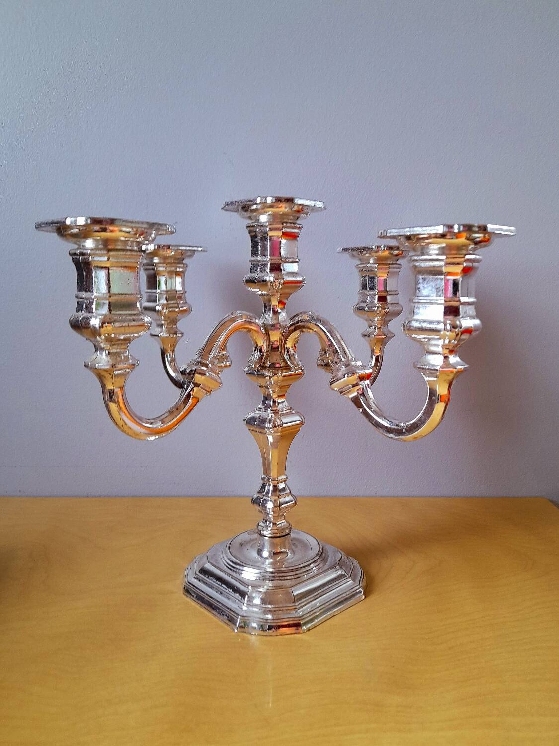 BMF 5-armed candlestick 1970