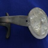 Gilded bronze wall hook numbered rider in armor