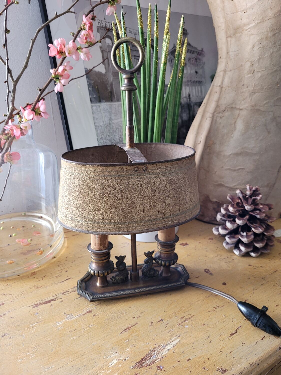 Empire hot water bottle lamp