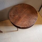 Table tripod vintage worker drawers turned legs