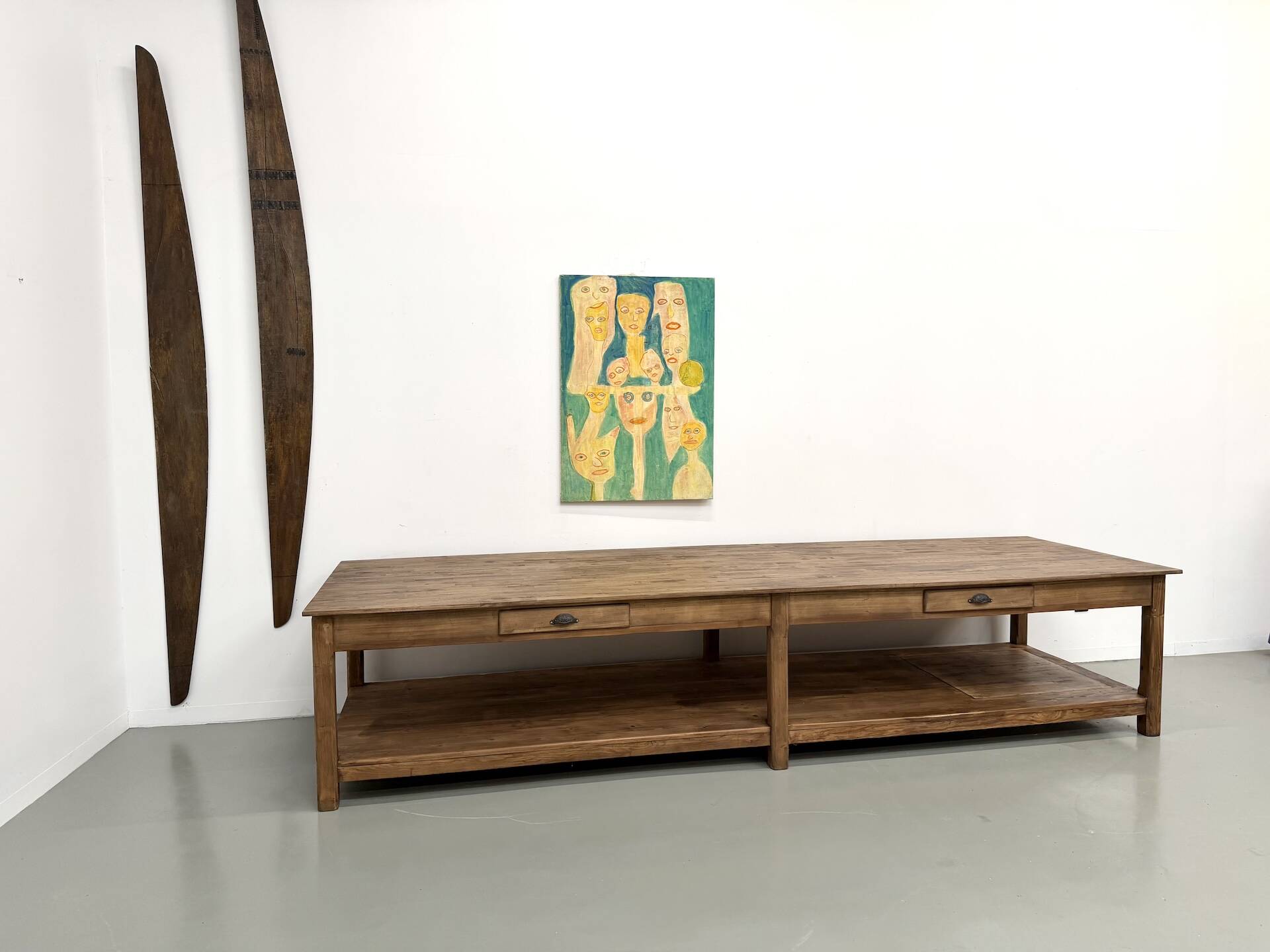 XXL draper's table from the 1950s