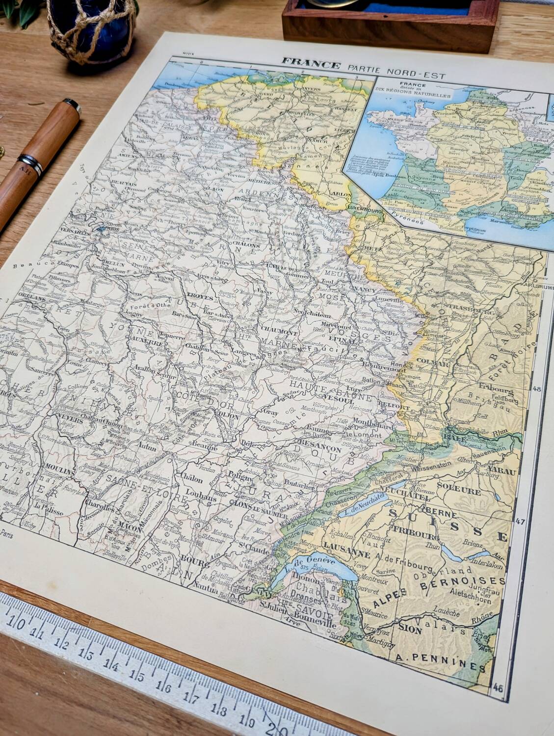 Printed in 1900, Northeast France.