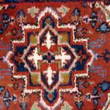 Tapis vintage Persan Hamadan fait main 50cm x 70cm 1970s 1C753