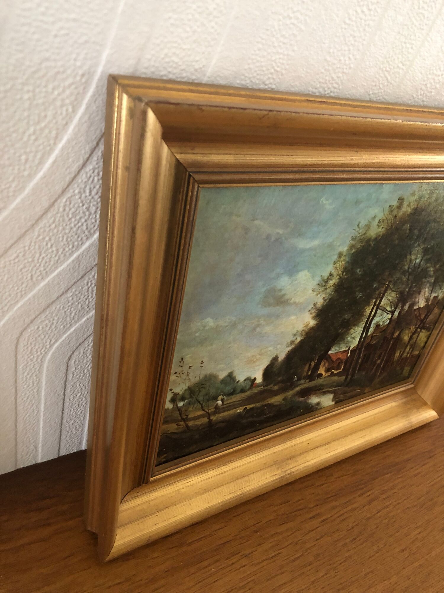 Painting printed on canvas