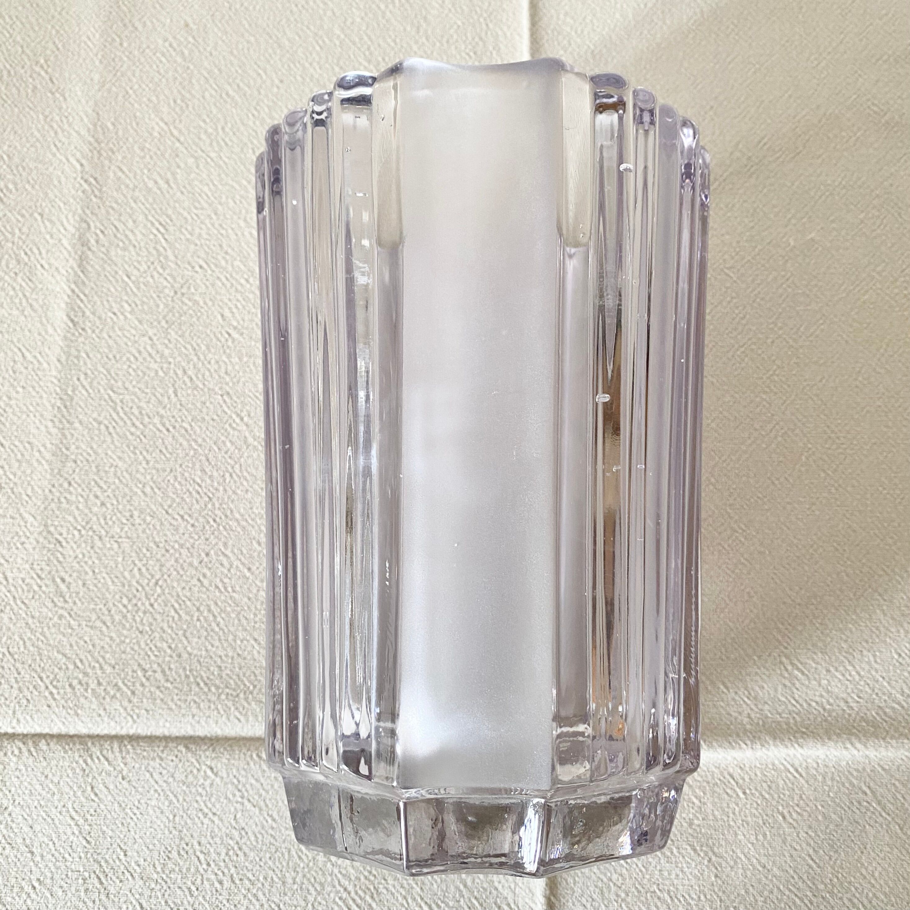 Art deco glass vase