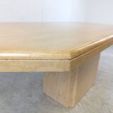 Vintage travertine dining table, 1970s