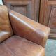 Paire de fauteuils cuir
