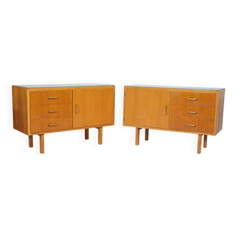 Vintage sideboard set chests of drawers mid-century cupboard 60s 70s