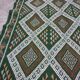 Green kilim rug 93x189cm