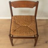 Dining chairs from the 1970s with original seagrass weave (set of 2)