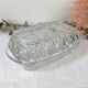 Vintage glass butter maker made in france reims