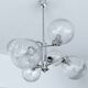 Vintage 70 Chrome Glass Suspension