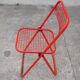 Metal folding chair by Talin editions, years 70