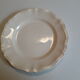 Lot de 5 assiettes plates anciennes en faïence de Sarreguemines
