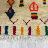 Tapis berbère en laine fait main 200 x 100 cm