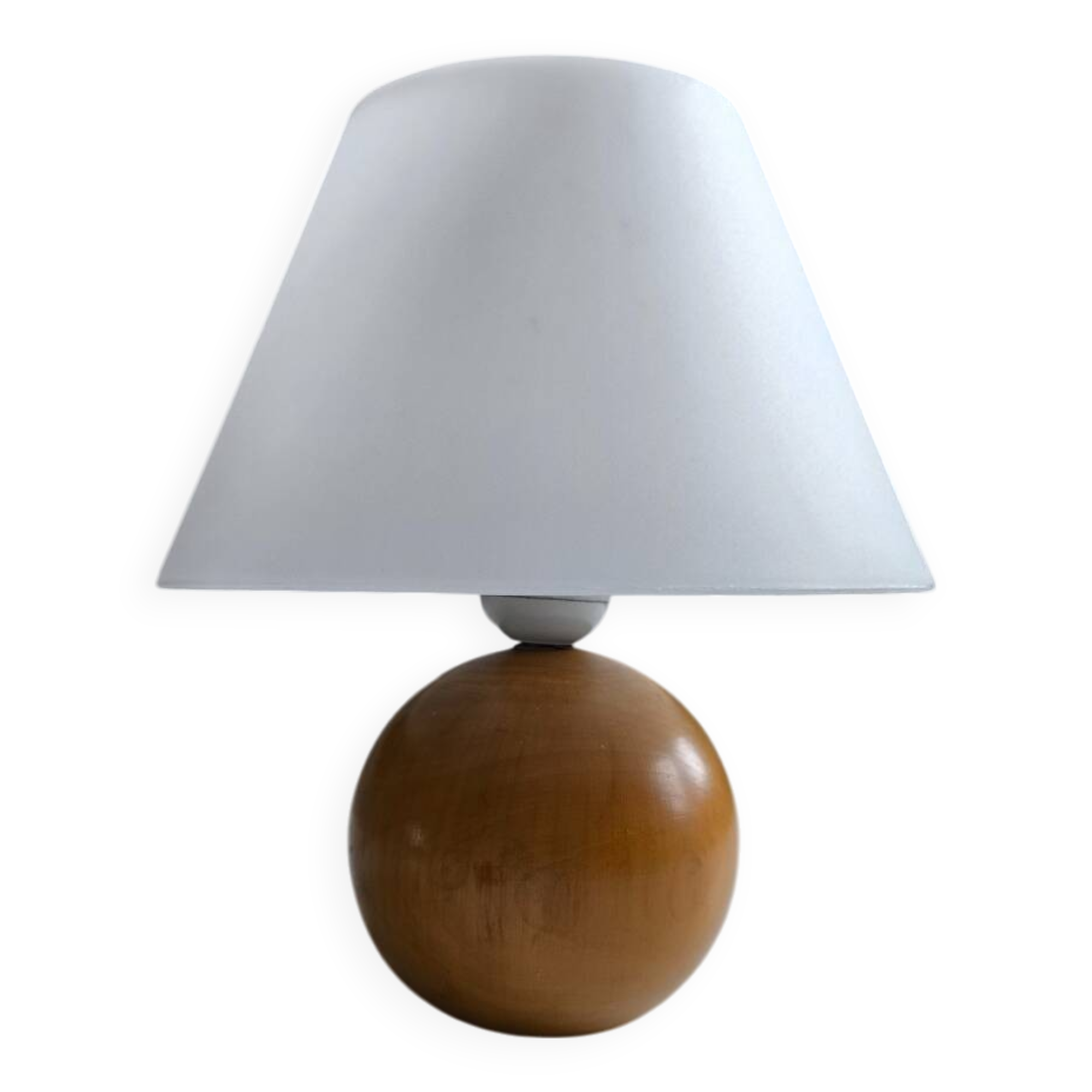 Solid wood ball lamp 1960