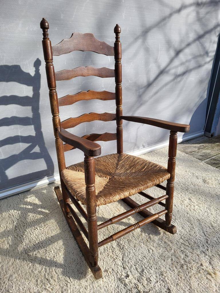 Old rocking nurse chair