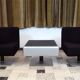Chaises longues System 350 et table d'appoint par Herbert Hirche pour Mauser, 1974, ensemble de 3