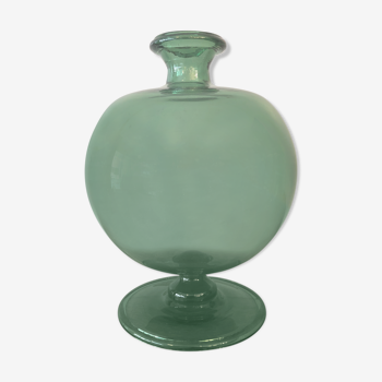 Vase en verre soufflé ancien
