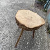 Cork oak tripod table