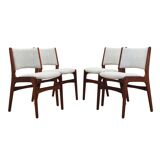Set of four teak chairs, Danish design, 1970s, production: Denmark