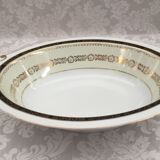 Two luxury porcelain service dishes art japan