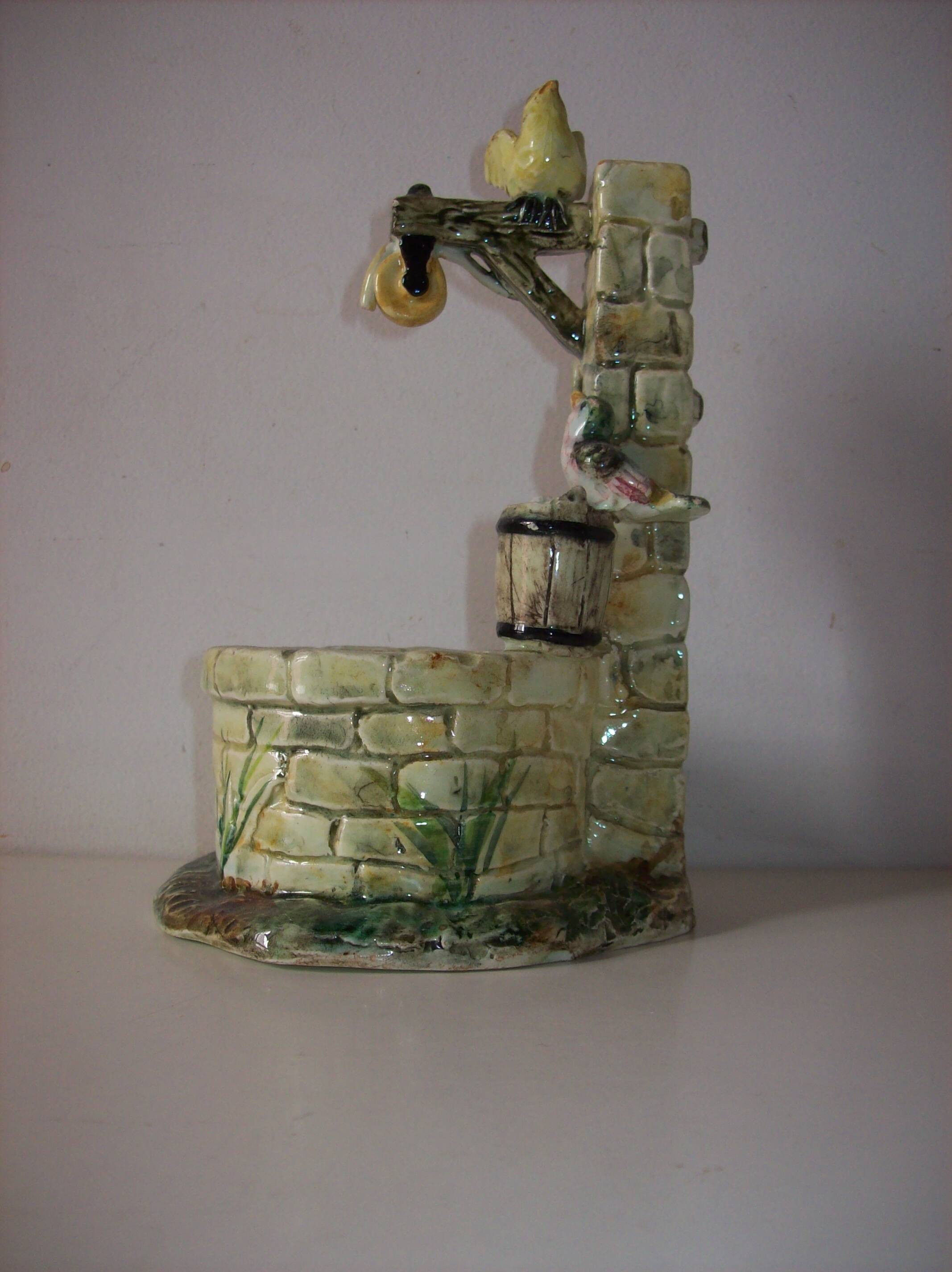 Planter in the style of Jérôme Massier bird well