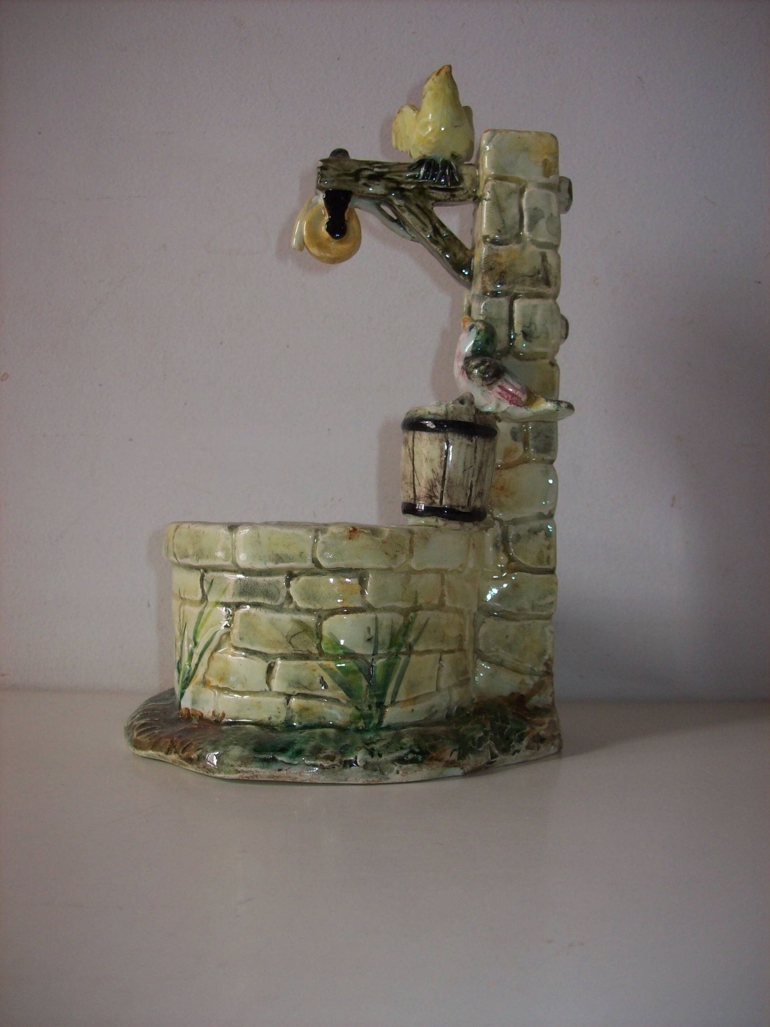 Planter in the style of Jérôme Massier bird well