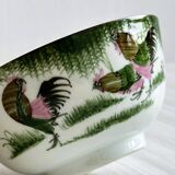 Bol en porcelaine avec motif coq