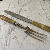 Duo of meat cutlery 50s