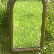 Old molded wooden mirror
