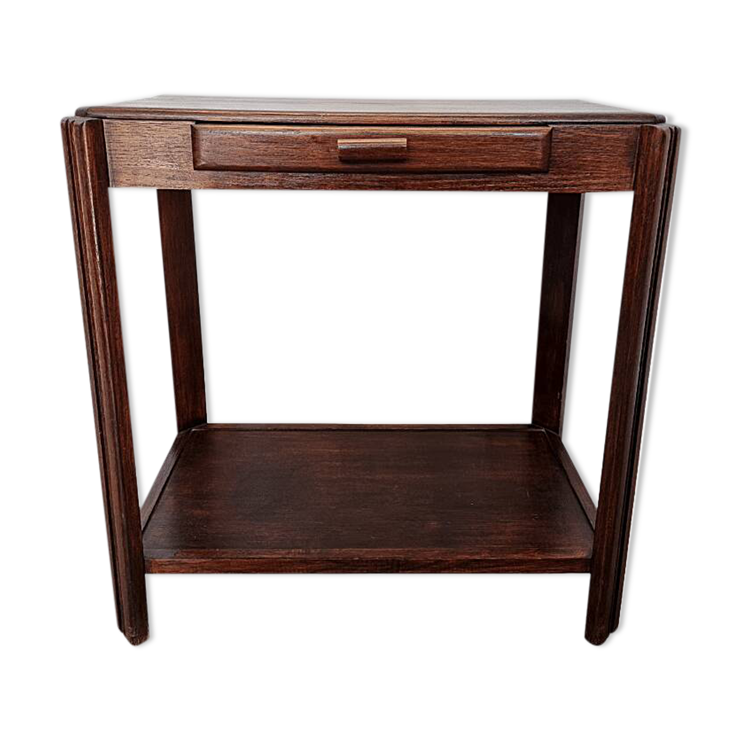 French Art Deco Table With Drawer, 1930s