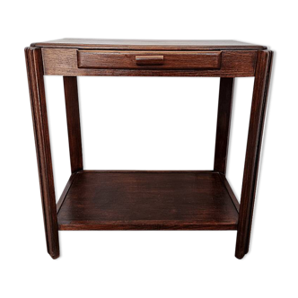 French Art Deco Table With Drawer, 1930s