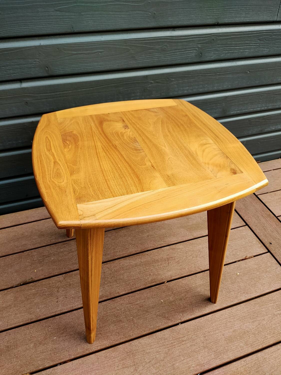 Small Scandinavian table in solid wood