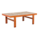 Ox Art extra large coffee table in teak and ceramic tiles, Denmark 1970s