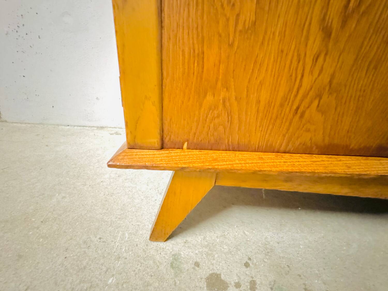 Vintage Parisian wardrobe with compass feet from the 60s
