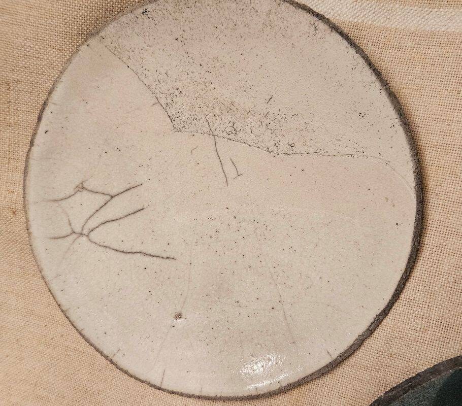 Annie Braut Set of 5 Small Raku Plates