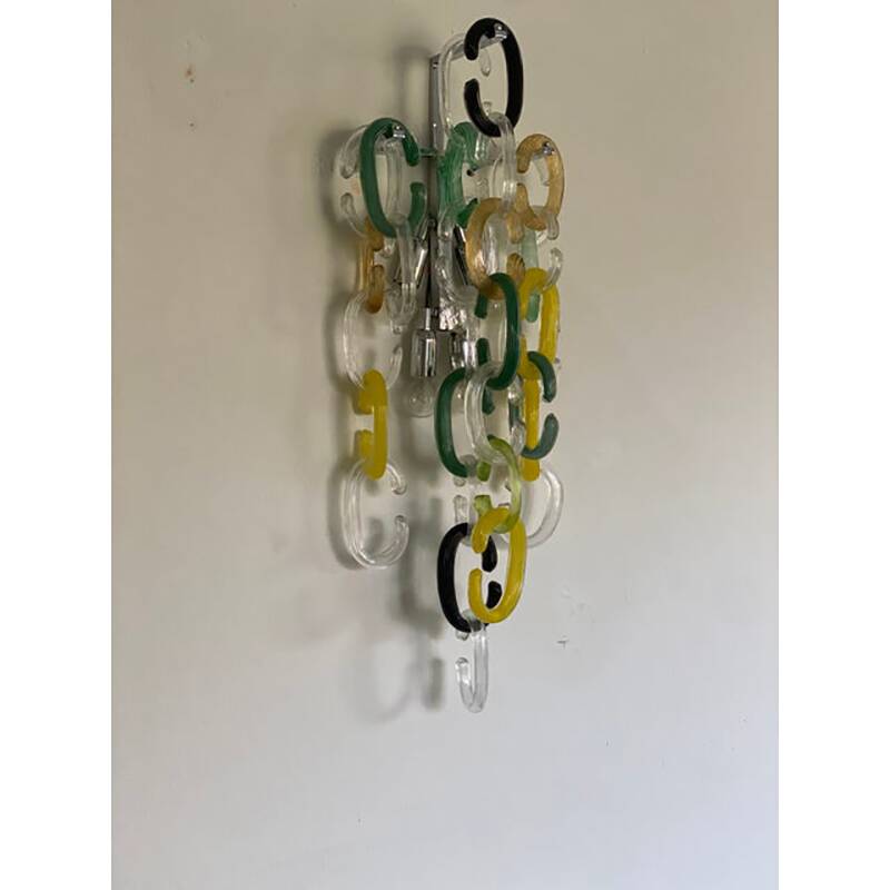 Applique contemporaine en verre style Venini, Italie