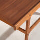 Table basse vintage en teck et hêtre style scandinave – Scandinavie, vers 1960