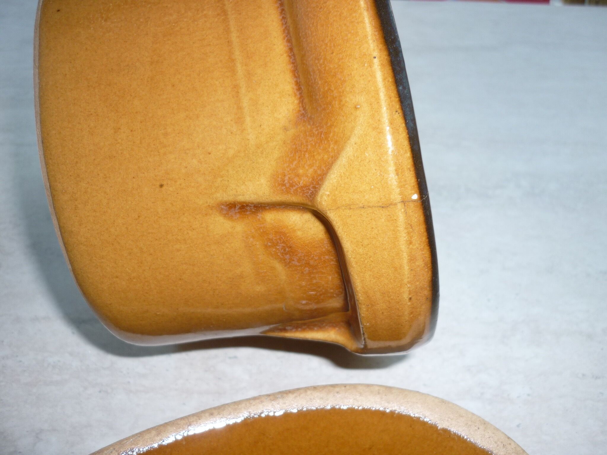 Terrine ovale 27 cm pour pâté ou mijoter 1960