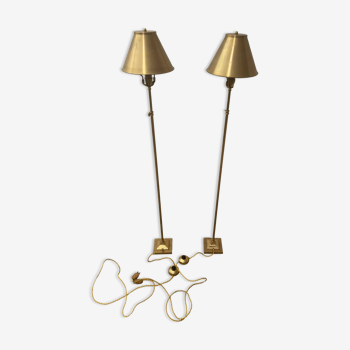 Brass floor lamps